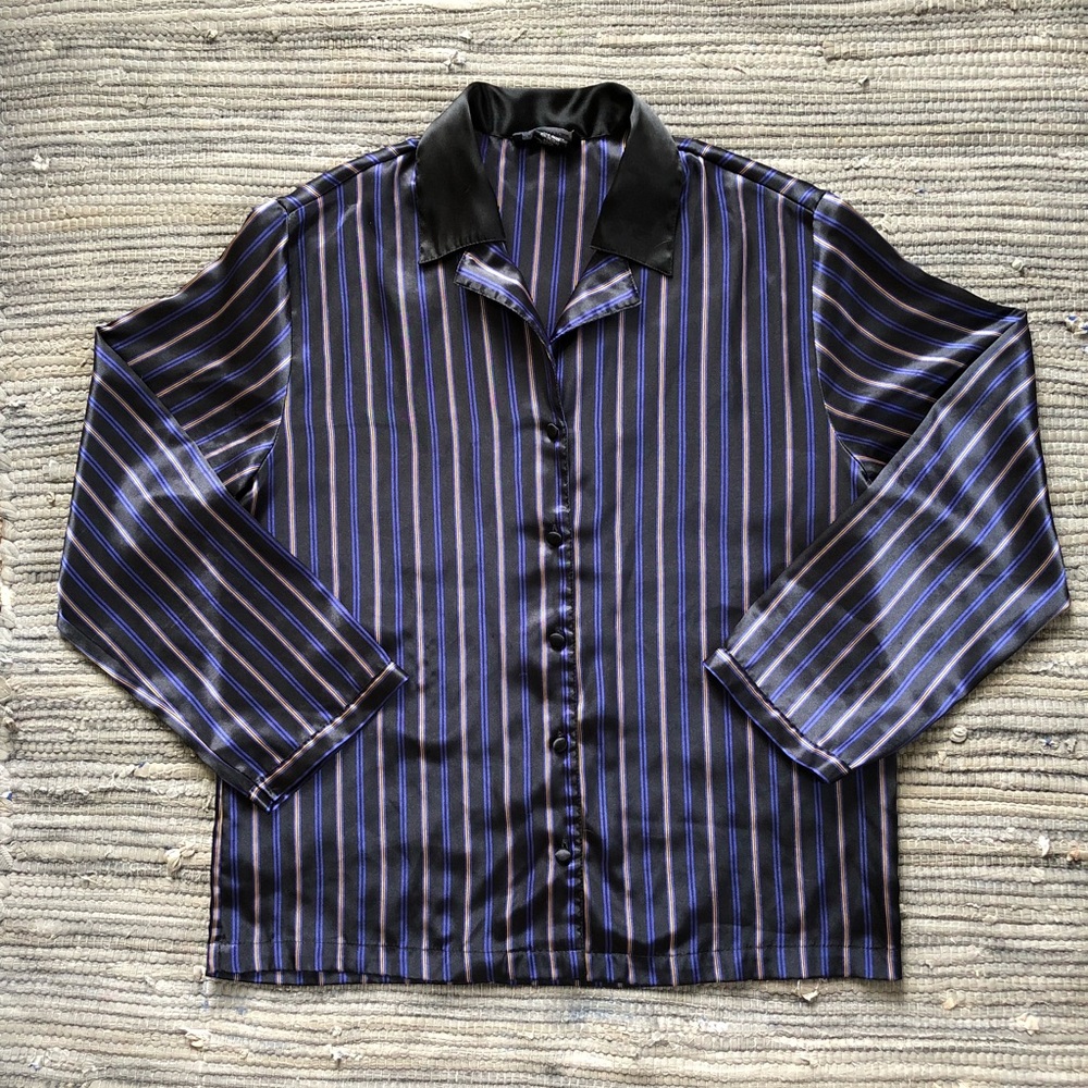*sold* Striped silk top